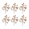 Glittered Leaf Spray (Set of 6)