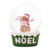 Snow Globe w/Gingerbread Snowman (Set of 2) 4”H Resin