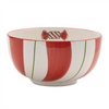 Santa Candy Bowl (Set of 4) 6"D x 3.25"H Ceramic