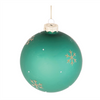 Ball Ornament (Set of 6) 4”D Glass
