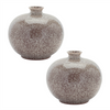 Vase (Set of 2) 7"D x 6.75"H Ceramic