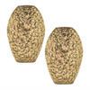 Vase (Set of 2) 14.25”H Metal