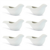 Bird Container (Set of 6) 8"L x 4"H Ceramic