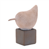Bird on Base (Set of 2) 4.75"H, 5.5"H Resin