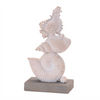 Shell Stack (Set of 2) 8"H Resin