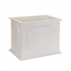 Planter (Set of 3) 13"L x  11.25"H, 15.5"L x 12.25"H, 18"L x 13.25"H MDF