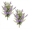 Mixed Lavender Bush (Set of 2) 22.5”H Polyester