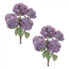 Hydrangea Spray (Set of 2) 11.5”H Polyester
