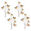 Butterfly Spray (Set of 4) 28”H Polyester