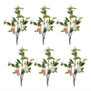 Peach Branch (Set of 6) 34.5”H Polyester/Plastic