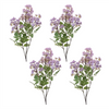 Lilac Spray (Set of 4) 35”H Polyester