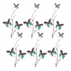 Butterfly Spray (Set of 6) 32”H Fabric/Plastic
