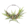 Fern and Succulent Wall Décor 24.5" x 19.25"H Plastic/Wire
