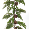 Pine and Cone Garland (Set of 2) 6'L Plastic