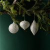 Ornament (Set of 6) 4.25"H, 5"H, 6.5"H Glass