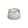 Stoneware Wall Pocket with Snowflake Design (Set of 2)