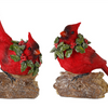 Cardinal (Set of 4) 5.5"H, 7"H Resin