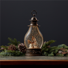 Snow Globe Lantern w/Holy Family 15.5”H Plastic 6 Hr Timer 3 AA Batteries, Not Included or USB Cord