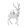 Winter Deer with Woodland Friends Figurine (Set of 2)