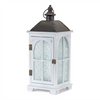 Lantern (Set of 2) 14.5"H, 19.25"H Wood/Metal