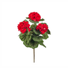 Geranium Bush (Set of 2) 20.25”H Polyester