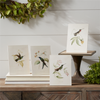 Hummingbird Print (Set of 4) 5.5"L x 8"H Wood/MDF/Paper