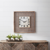 Clock 29.5”SQ Wood/MDF