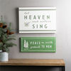 Rustic Wood Christmas Sentiment Sign 20"L