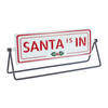 Reversible Christmas Sentiment Metal Table Sign (Set of 2)