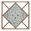 Wall Tile (Set of 2) 14.25”SQ MDF/Metal