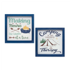 Camping Sign (Set of 4) 10”SQ MDF