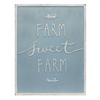 Farm Sign (Set of 2) 14"L x 18"H Metal