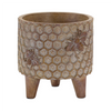 Pot w/Legs (Set of 2) 5"D x 5.25"H Resin