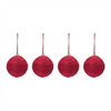 Ball Ornament (Set of 4) 4”D Jute