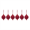Onion Ornament (Set of 6) 3.25"D x 5.5"H Jute