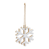 Snowflake Ornament (Set of 12) 4”H MDF