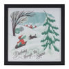Snow Frame (Set of 3) 10”SQ Plastic/MDF