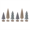 Tree (Set of 6) 12.75"H, 14"H, 17.25"H Resin
