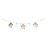 House and Vase Garland (Set of 2) 27”L Wood