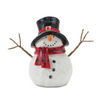 Snowman with Scarf Figurine (Set of 4)
