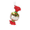 Candy Ornament (Set of 12) 3.25”H Glass
