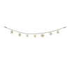 Snowflake Garland (Set of 2) 5.5'L Cotton/Wool