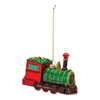Train Ornament (Set of 6) 4.25"L x 3"H Glass