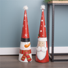 Metal Santa and Snowman Cone (Set of 2)