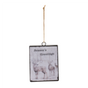 Ornament (Set of 12) 6.25”H Metal