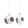 Ornament (Set of 6) 4.75"H, 5.75"H Glass