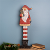 Tall Wooden Santa with Presents 30"H