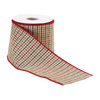 4” x 10 Yds. Ribbon Wired Polyester