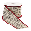 4” x 5 Yds. Ribbon Wired Cotton
