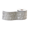 4” x 5 Yds. Ribbon (Set of 2) Wired Polyester
